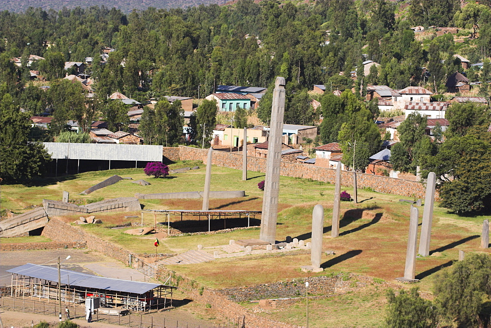 Northern Stelae Park, UNESCO World Heritage Site, Aksum, Ethiopia, Africa