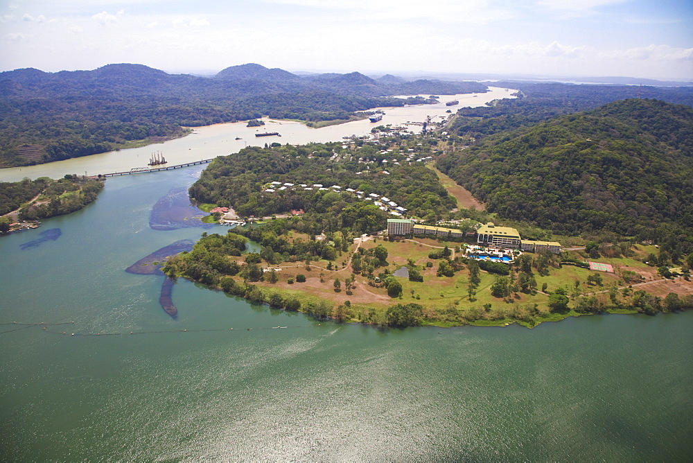 Gaillard Cut, Panama Canal and Gambao Rainforest Resort, Panama, Central America