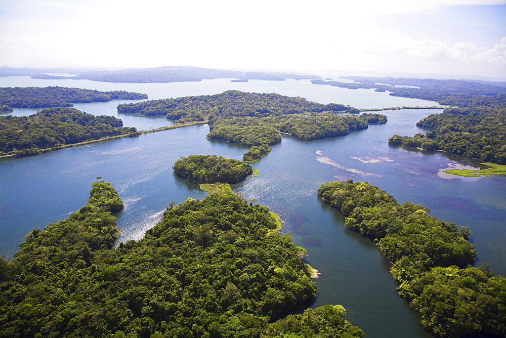 Gatun Lake near Panama Canal, Panama, Central America