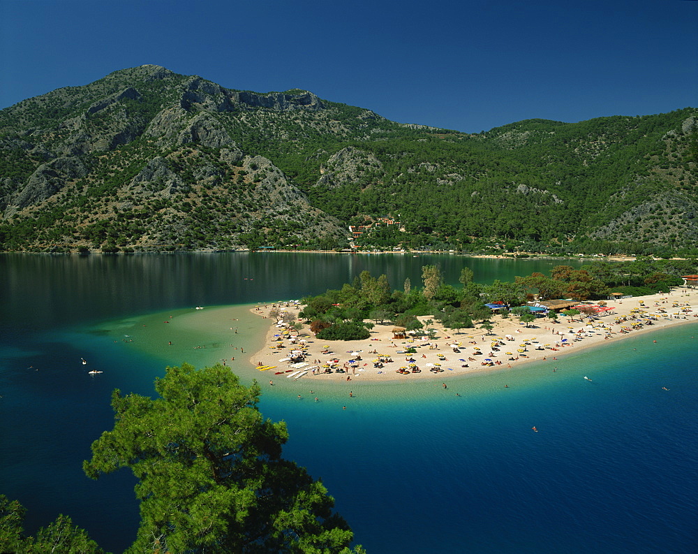 Lagoon Beach, Olu Deniz, Anatolia, Turkey, Asia Minor, Eurasia