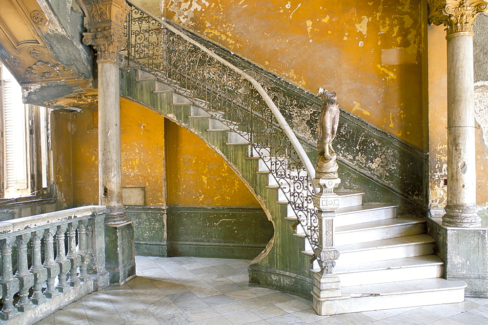 Interior of the building in Havana Centro, Havana, Cuba, West Indies, Central America