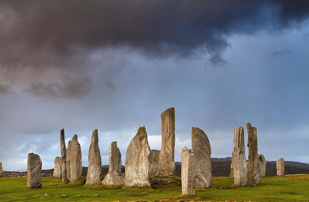 Standing Stones of Callanish, near Carloway, Isle of Lewis, Outer Hebrides, Scotland, United Kingdom, Europe 