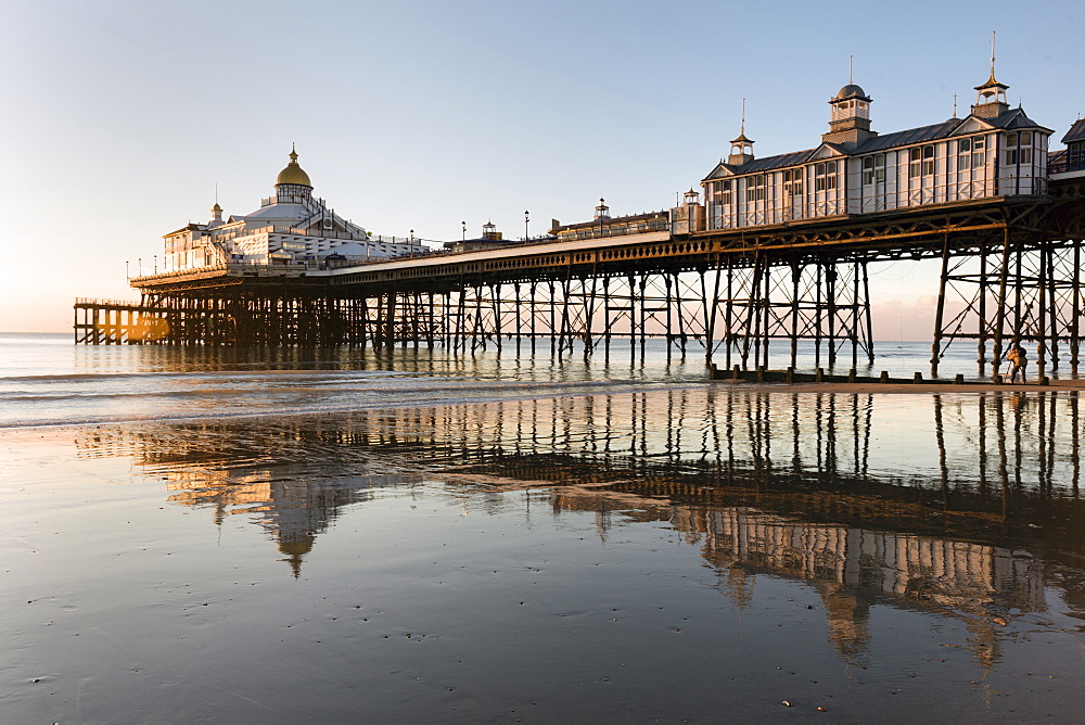 Eastbourne Pier at sunrise, Eastbourne, East Sussex, England, United Kingdom, Europe