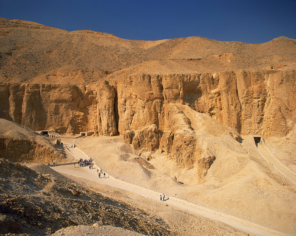 Valley of the Kings, Thebes, UNESCO World Heritage Site, Egypt, North Africa, Africa