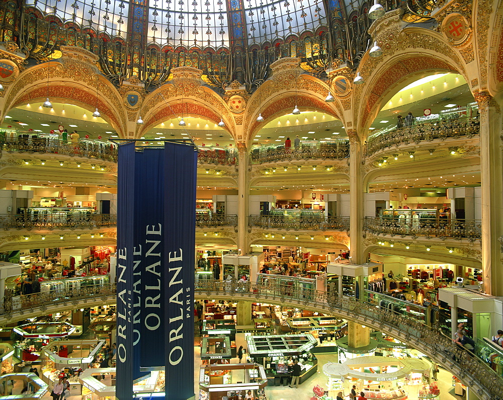 Galleries Lafayette, Paris, France, Europe