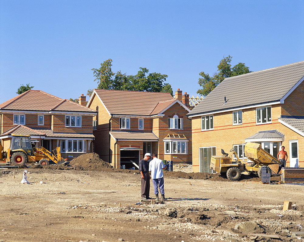 New housing estate nearing completion