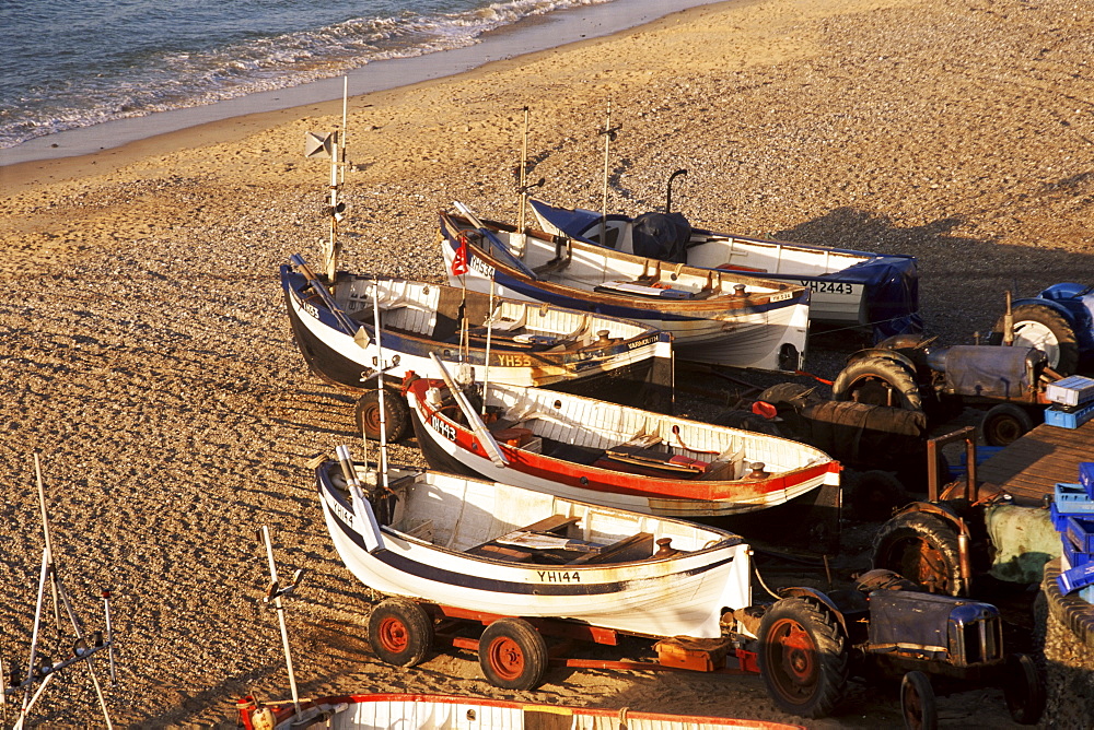 Fishing boats, Cromer, Norfolk, England, United Kingdom, Europe