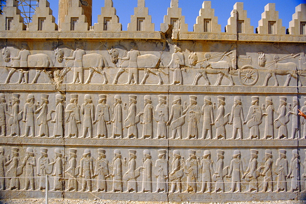 Apadama staircase, Persepolis, Iran, Middle East