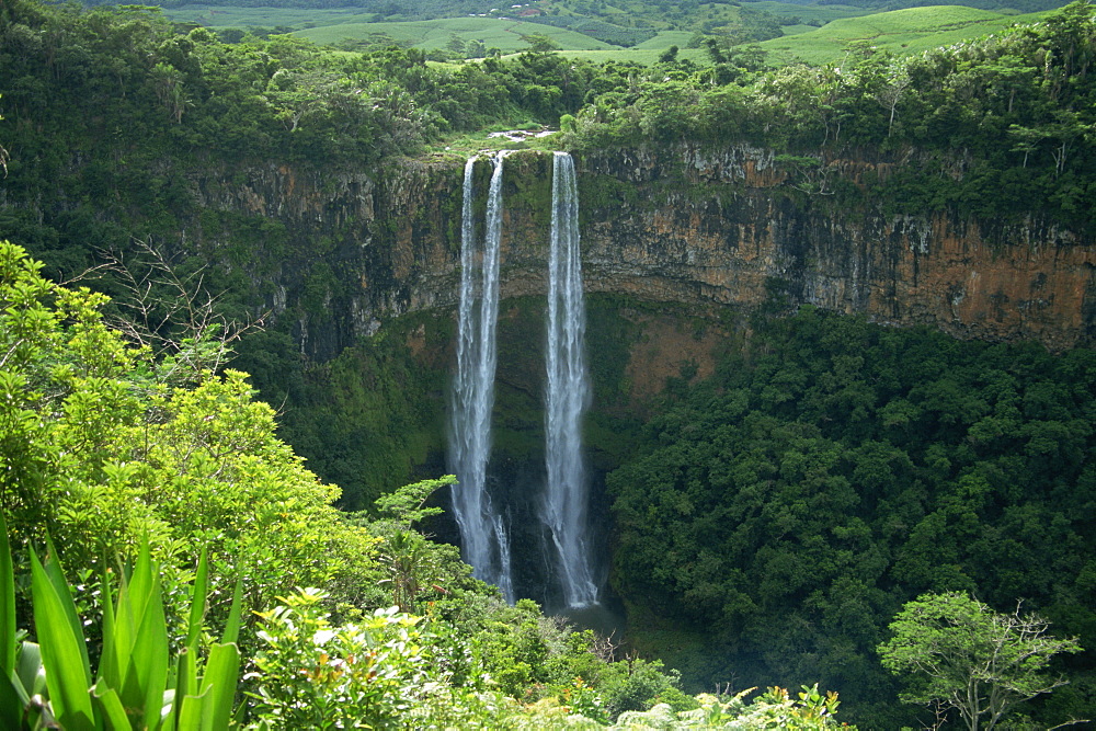 Chamarel waterfall, Chamarel, Mauritius, Africa