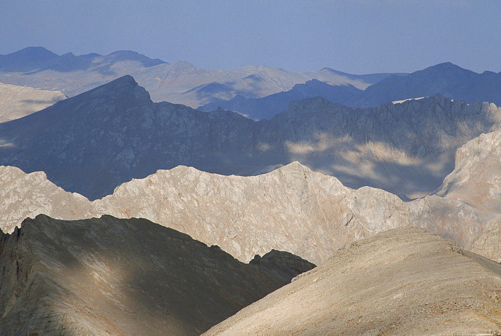 View over Yedigoller Plateau from Mount Embler, Taurus Mountains, Anatolia, Turkey, Asia Minor, Eurasia