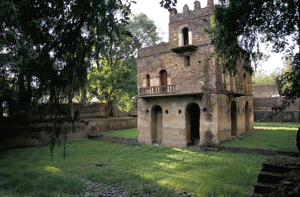 The Pavilion of Delight built for King Fasilidas, Gondar, Ethiopia, Africa