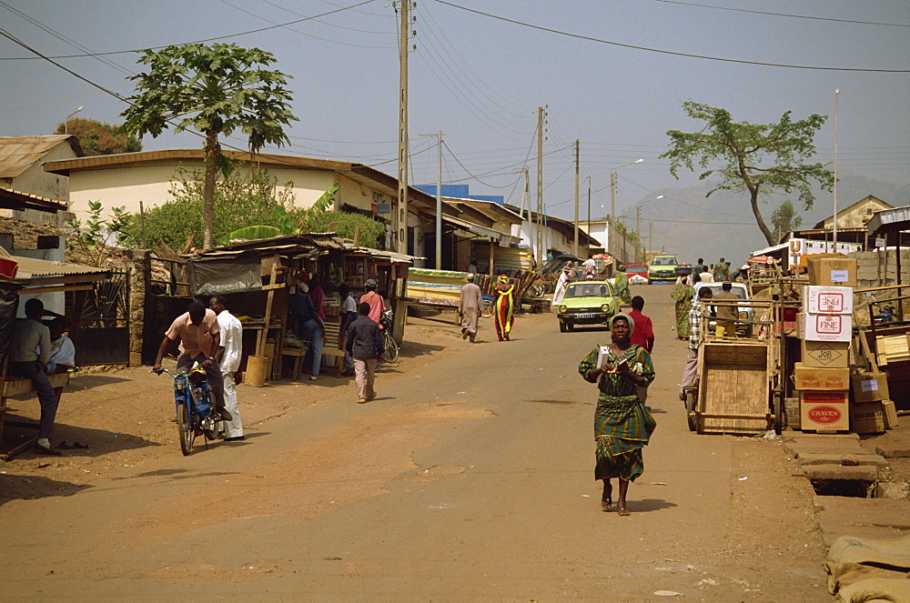 Street scene, Man, Ivory Coast, West Africa, Africa