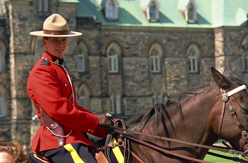 Royal Canadian Mounted Policeman, Ottawa, Canada, North America