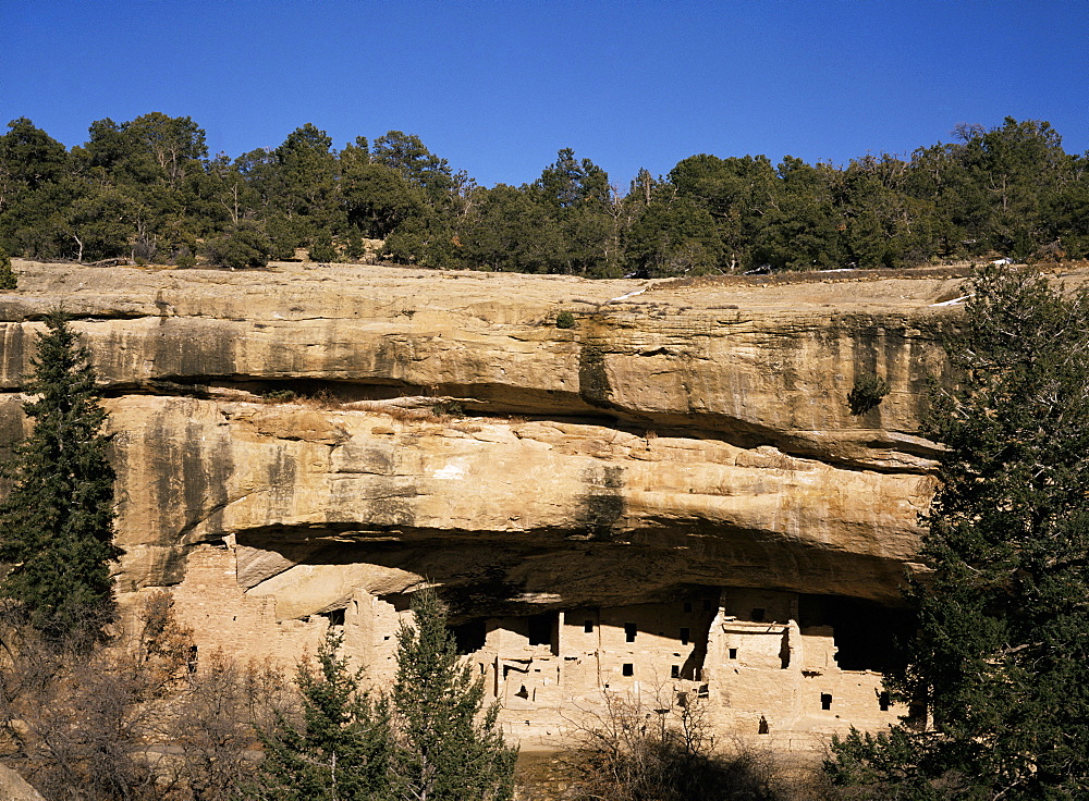 Spruce Tree House, Mesa Verde National Park, UNESCO World Heritage Site, Colorado, United States of America, North America