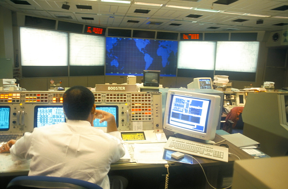 NASA Space Mission Control, Space Centre, Houston, Texas, United States of America, North America