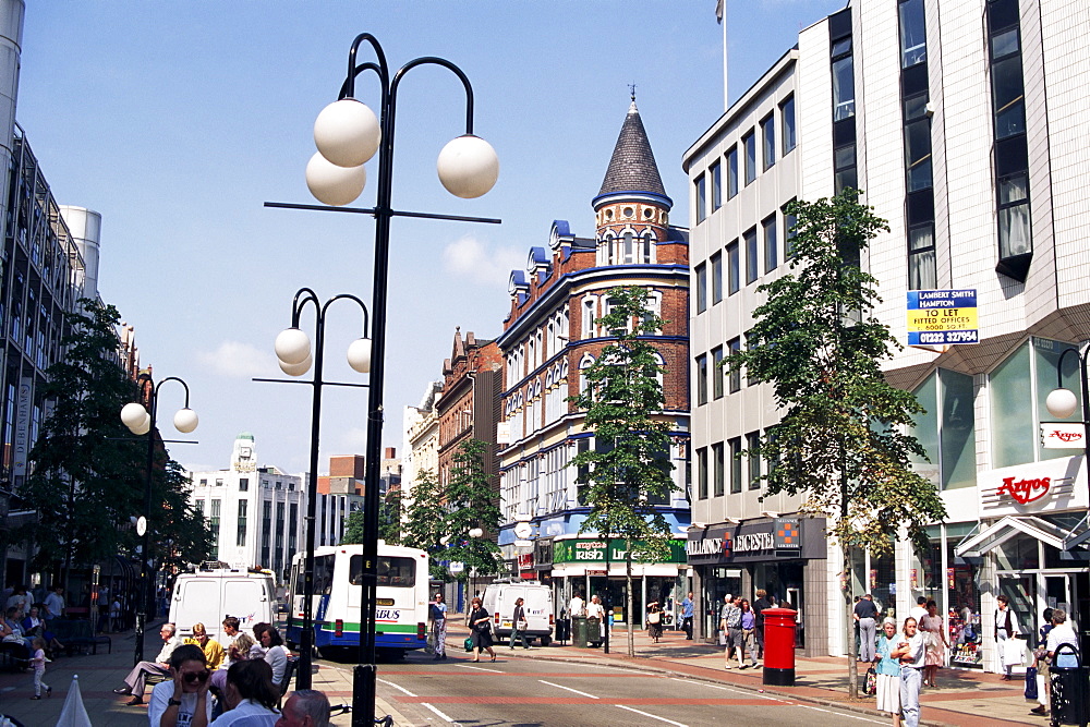 Downtown shopping area, Belfast, Ulster, Northern Ireland, United Kingdom, Europe