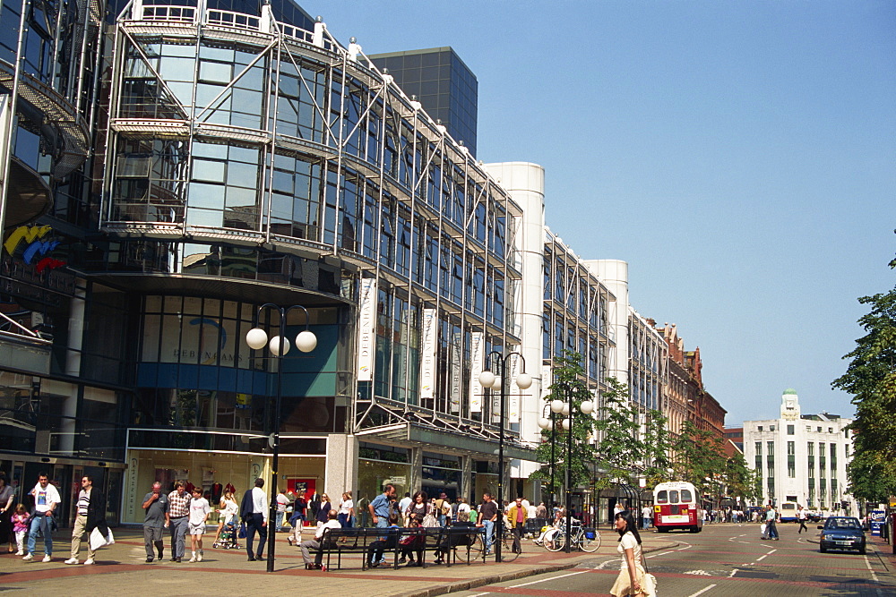 Downtown shopping area, Belfast, Northern Ireland, United Kingdom, Europe