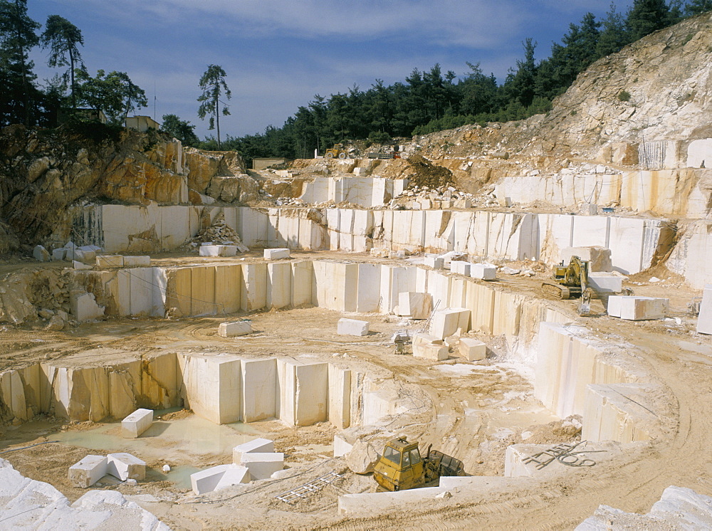 Marble quarry, Greece, Europe