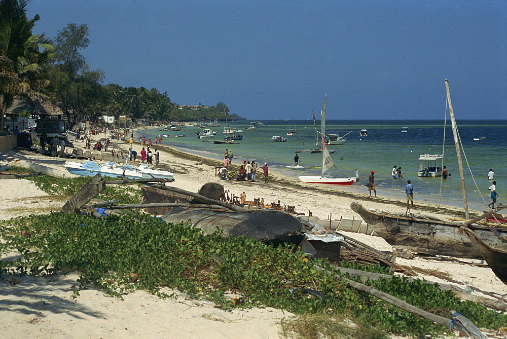 Bamburi Beach, near Mombasa, Kenya, East Africa, Africa