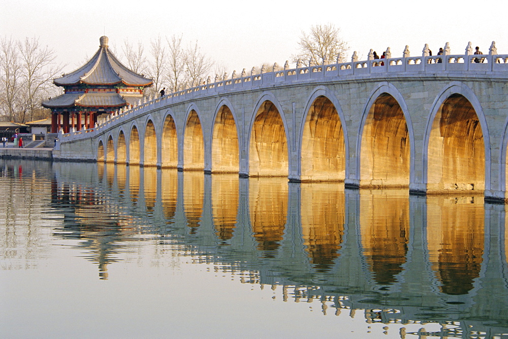 Seventeen Arch Bridge, Kunming Lake, Summer Palace, Beijing, China