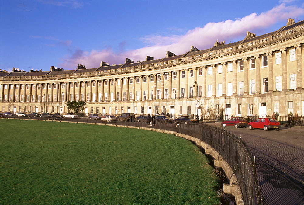 Royal Crescent, Bath, UNESCO World Heritage Site, Avon, England, United Kingdom, Europe