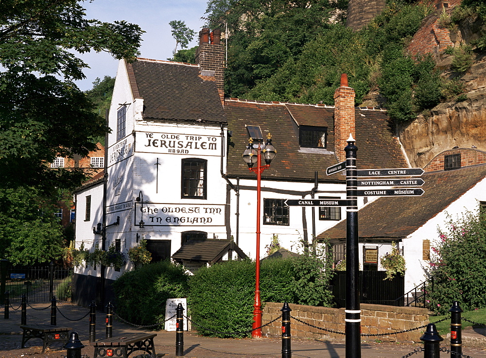 Ye Olde Trip to Jerusalem, the oldest inn in England, Nottingham, Nottinghamshire, England, United Kingdom, Europe