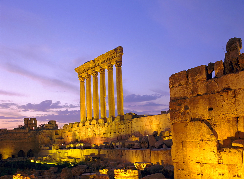 The Temple of Jupiter, Baalbek, Bekaa valley, Lebanon