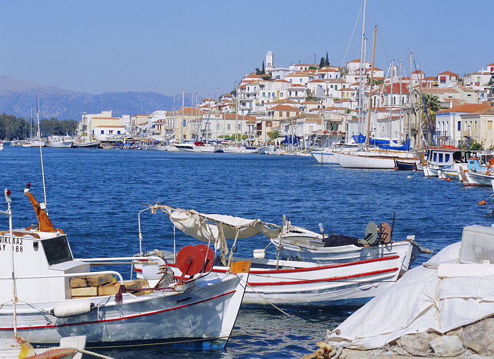 Poros Town, Poros, Argo-Saronic Islands, Greece, Europe