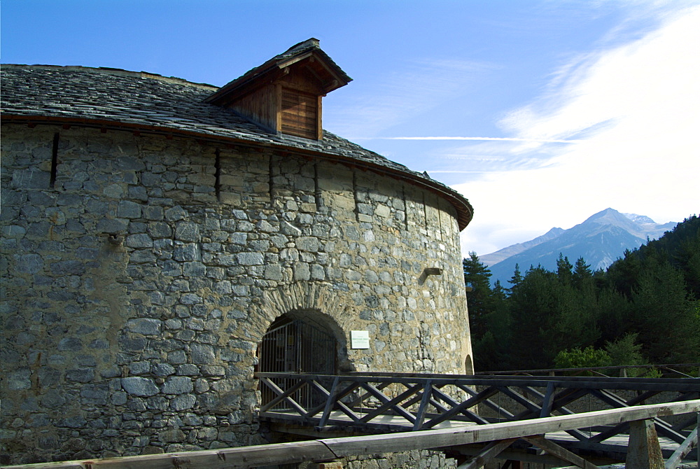 France, Savoie, Fort Victor Emmanuel redoubt Marie Therese