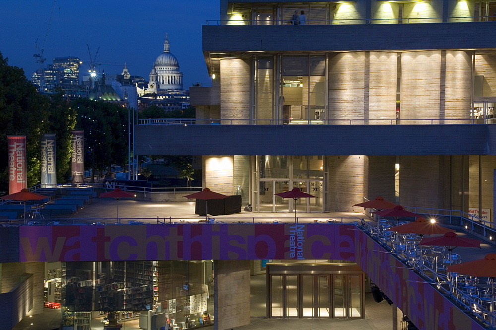 National Theatre, South Bank, London, England, United Kingdom, Europe