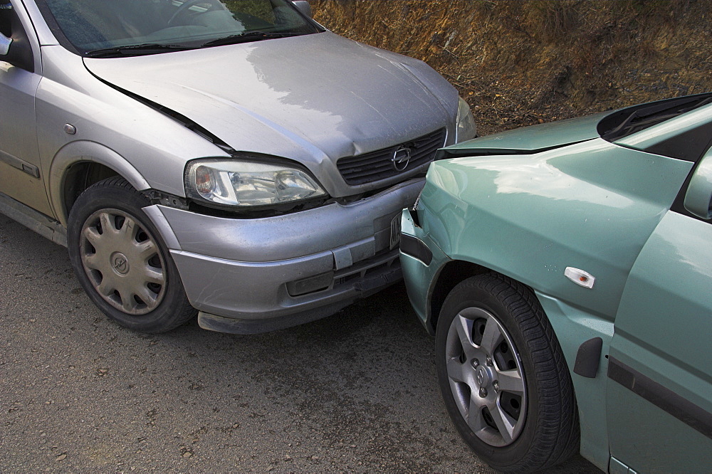 Car crash, Spain, Europe