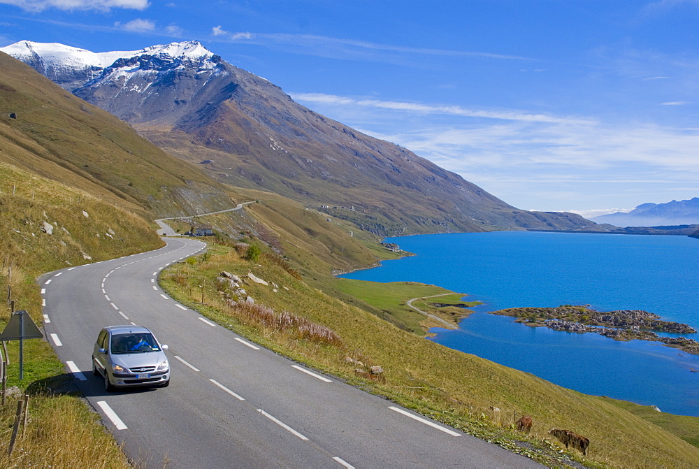 Lake of Mont Cenis, Savoie, France, Europe