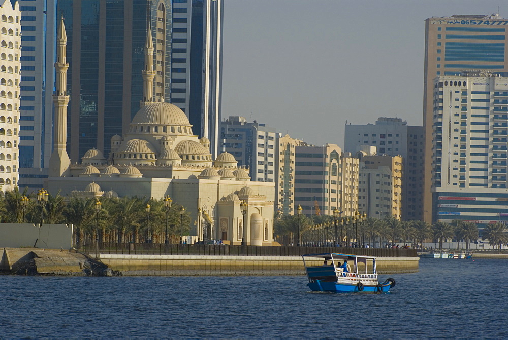 Sharjah Mosque Creek, Sharjah, United Arab Emires (U.A.E.), Middle East