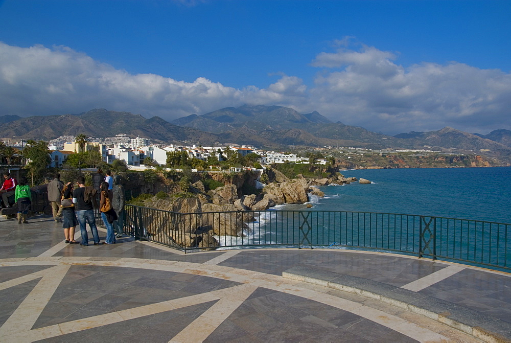 Balcon de Europa, Nerja, Costa del Sol, Andalucia (Andalusia), Spain, Mediterranean, Europe