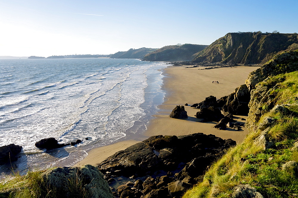 Saundersfoot Cliffs, Dyfed, Wales, United Kingdom, Europe