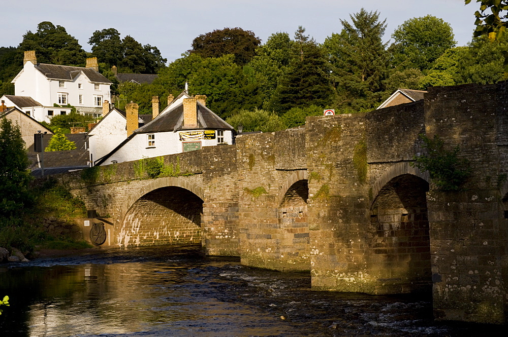 Bridge over the River Usk, Crickhowell, Powys, Wales, United Kingdom, Europe