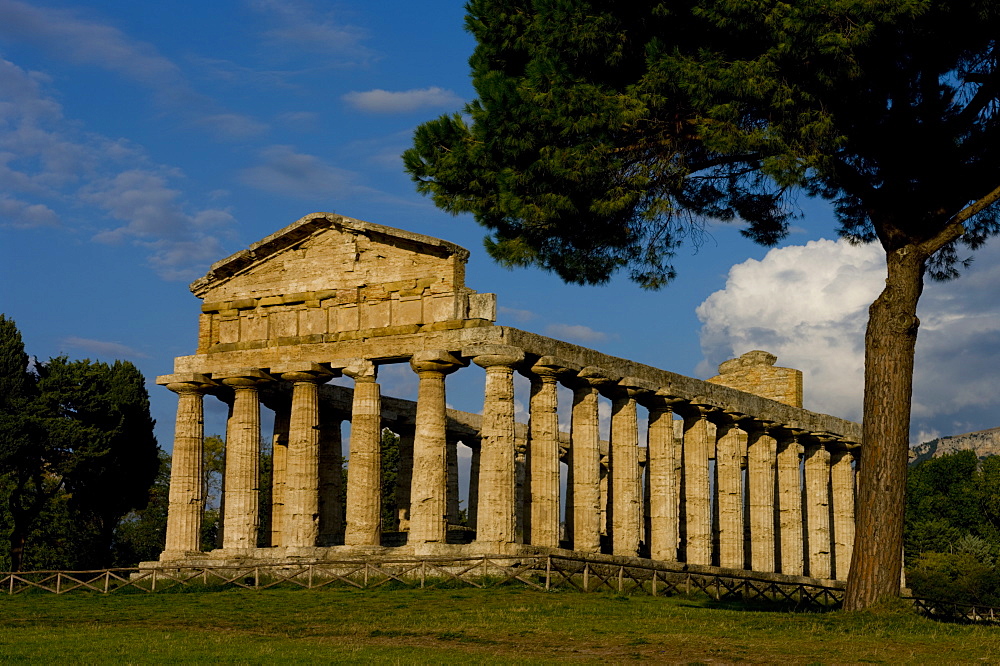 Temple of Athena, Paestum, UNESCO World Heritage Site, Campania, Italy, Europe