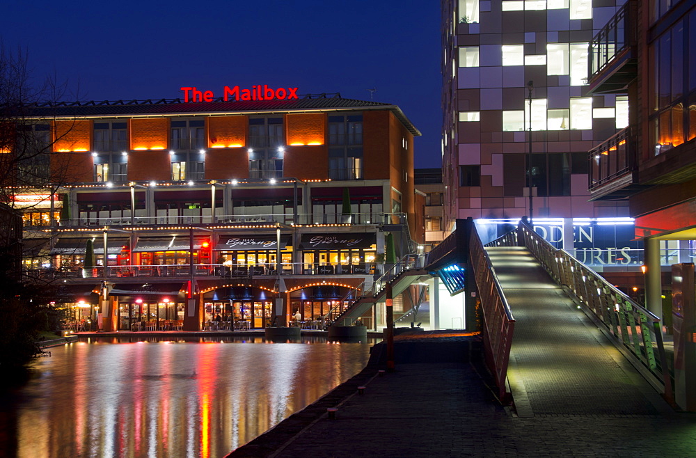 The Mailbox, Canal area, Birmingham, Midlands, England, United Kingdom, Europe