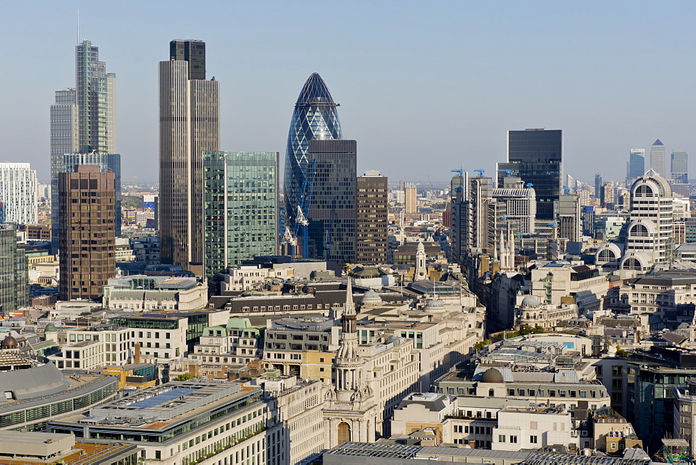 City of London skyline, London, England, United Kingdom, Europe