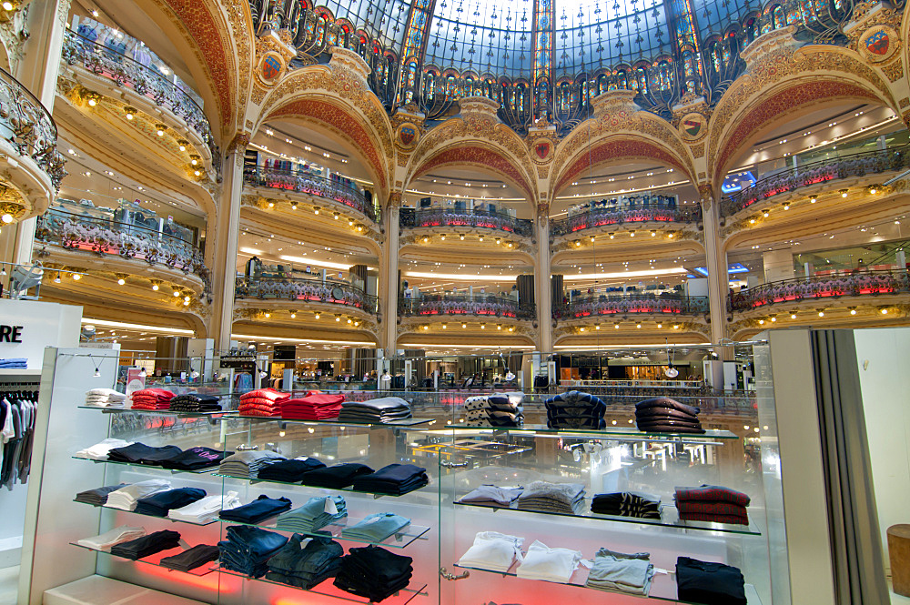 Galeries Lafayettes, Paris, France, Europe