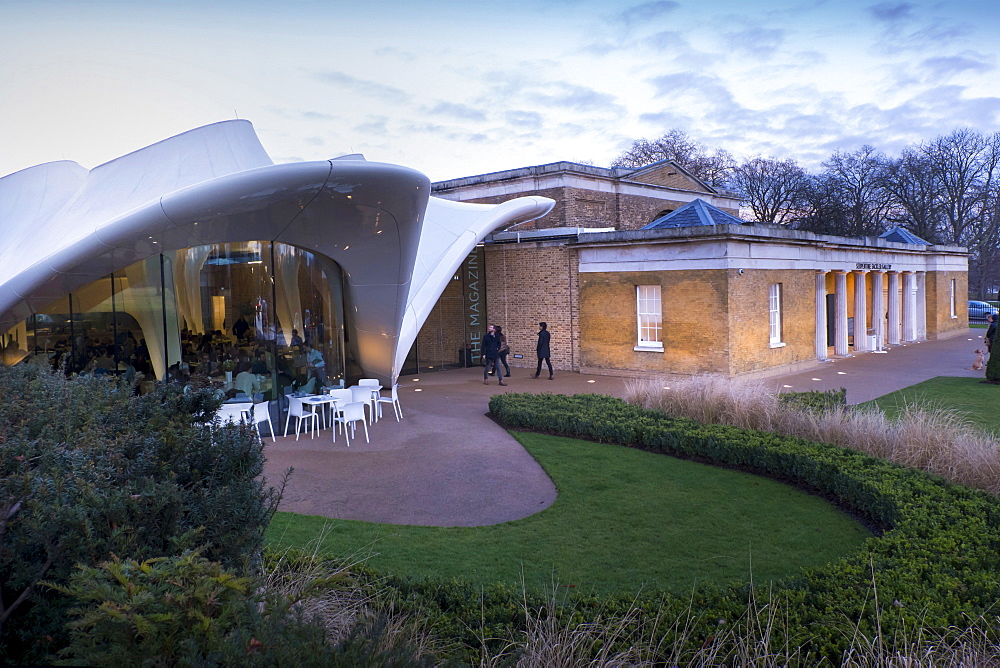 Serpentine Sackler Gallery and Magazine Restaurant, Kensington Gardens, Hyde Park, London, England, United Kingdom, Europe