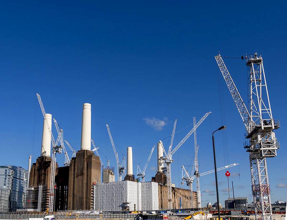 Battersea Power Station being redeveloped, London, England, United Kingdom, Europe