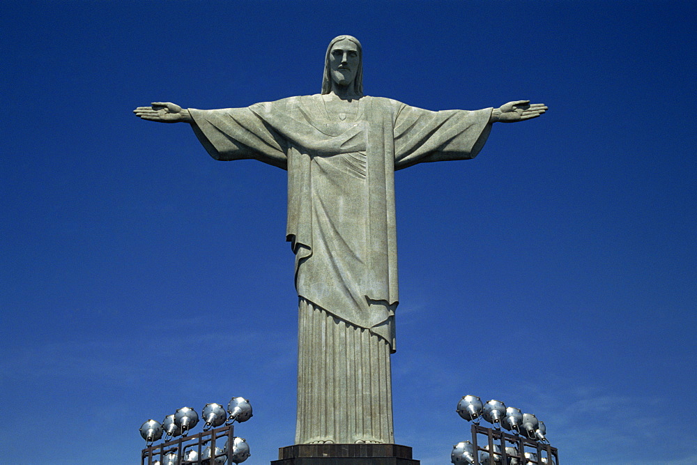 Christ the Redeemer statue, Corcovado Mountain, Rio de Janeiro, Brazil, South America