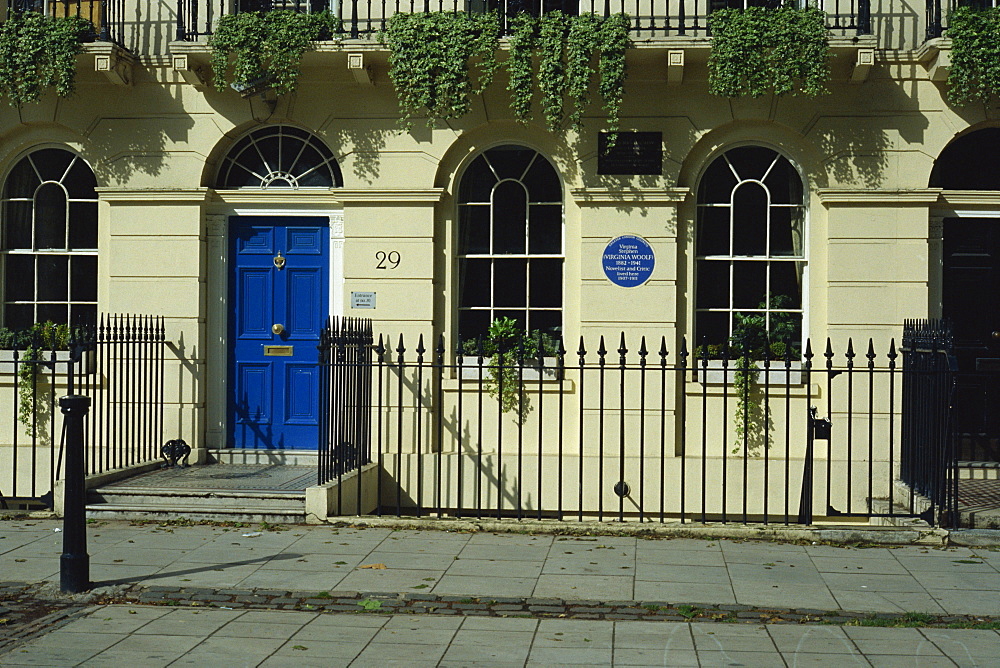 Virginia Woolf's house, Fitzroy Square, London, England, United Kingdom, Europe