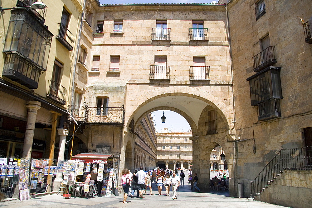 Plaza Mayor, Salamanca, Castilla y Leon, Spain, Europe