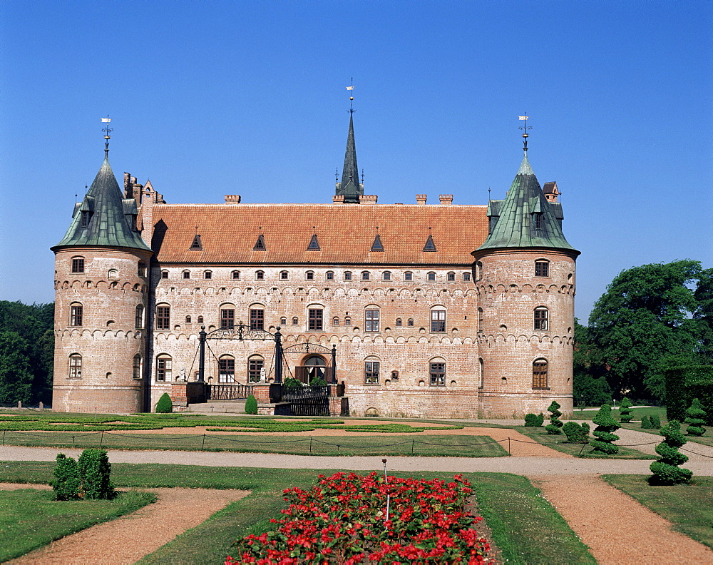 Egeskov castle, Denmark, Scandinavia, Europe