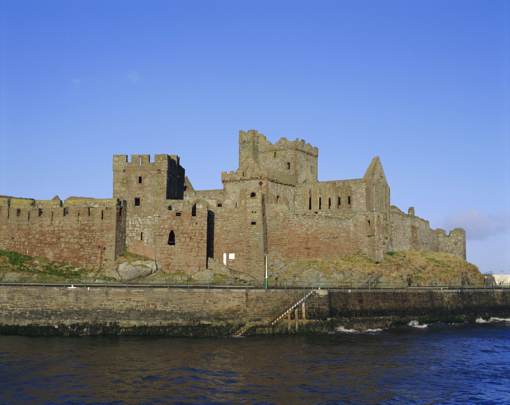 Peel Castle, Isle of Man, UK