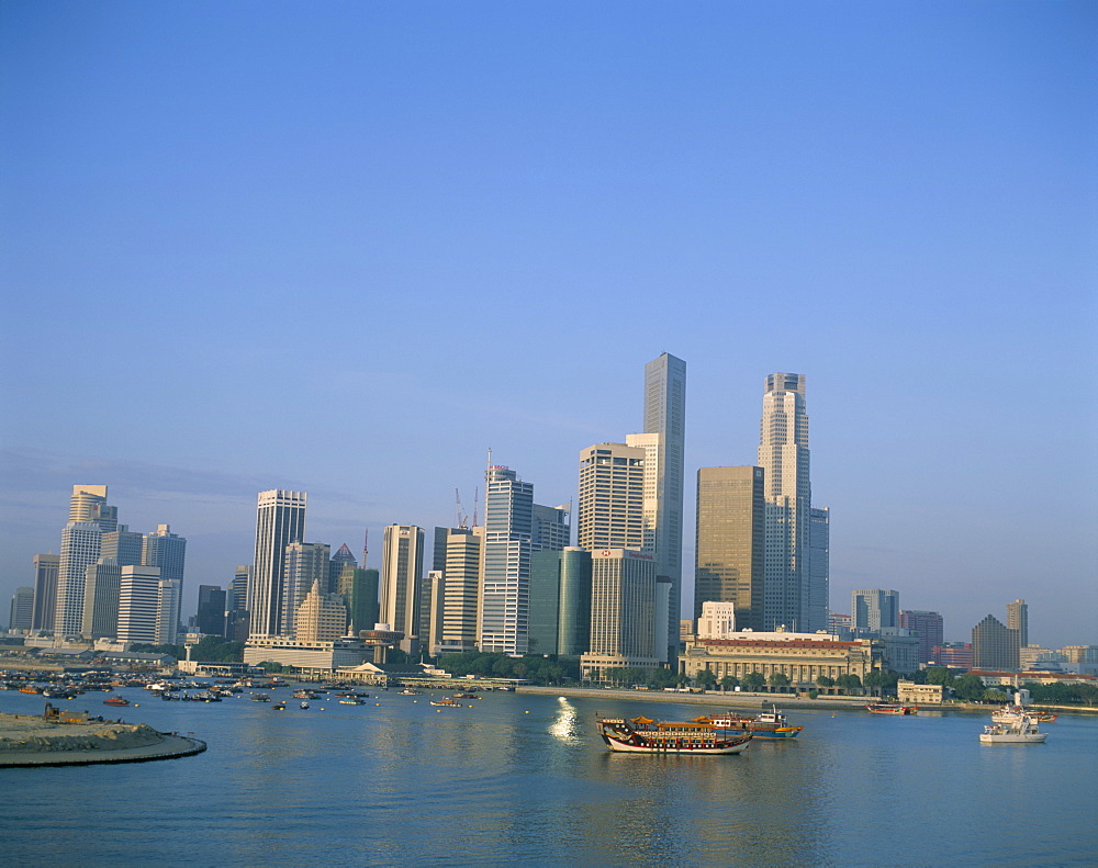 City skyline, Singapore, Southeast Asia, Asia