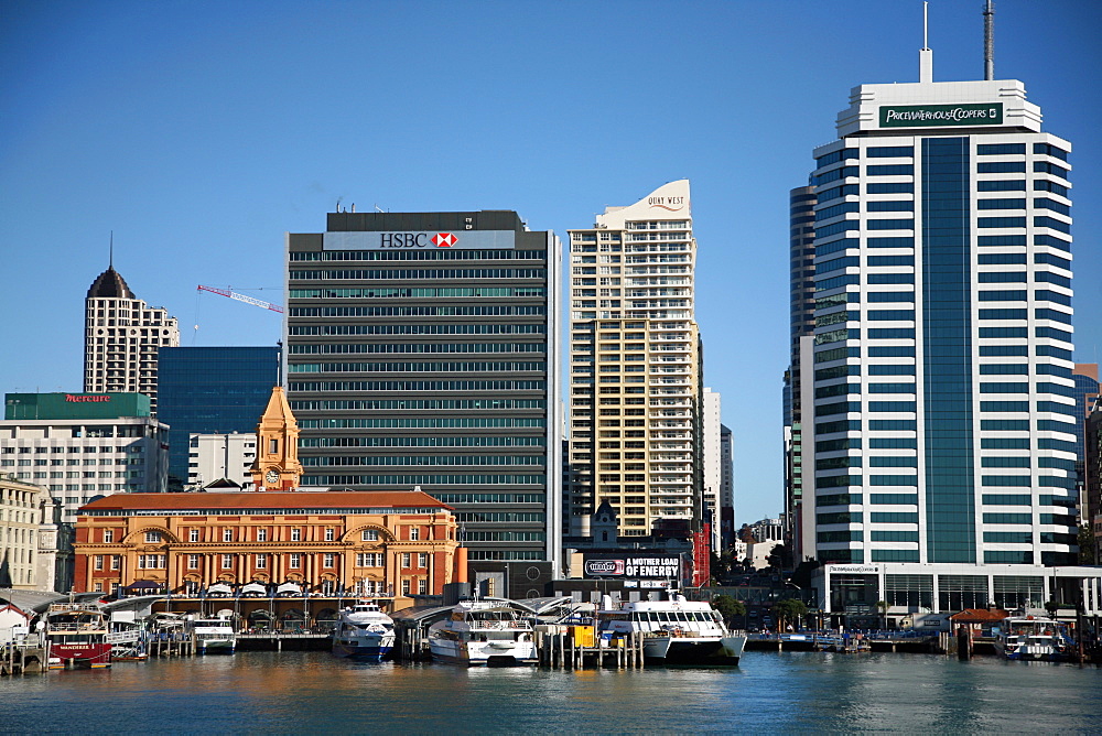 City skyline, Auckland, North Island, New Zealand, Pacific