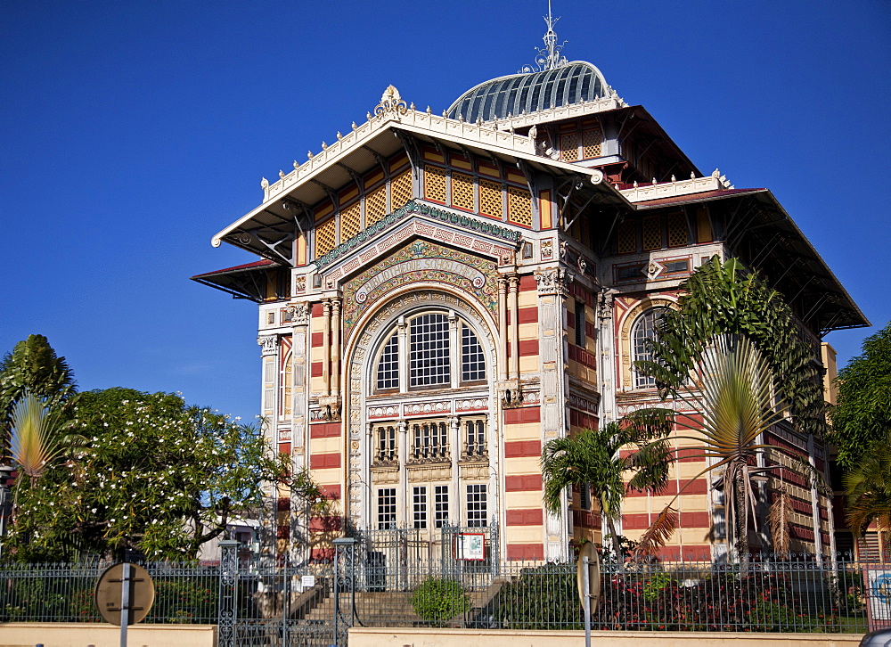 Bibliotheque Schoelcher (library), Fort-de-France, Martinique, Lesser Antilles,West Indies, Caribbean, Central America